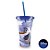 Copo C/ Canudo Olaf Frozen - 450ml - Disney Original - 01 Un - - Imagem 1