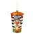 Copo com Tampa e Canudo Festa Bosque 500ml - Cromus - - Imagem 1