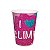 Copo de Papel Festa Slime 240ml - 8 unidades - Cromus - Rizzo Festas - Imagem 1
