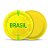 Prato Redondo Descartável - Festa Brasil - ø18 cm - 8 unidades - Cromus - Rizzo - Imagem 1