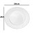 Prato de Mesa Descartável de Luxo Transparente 26cm - 6 Unidades - Cromus - Rizzo - Imagem 1