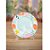 Prato decorativo raso de mesa M Páscoa "Happy Easter!" - 1 unidade - Rizzo - Imagem 1