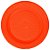 Prato Biodegradável 15cm Crystal Neon Laranja - 10 Unidades - Trik Trik - Imagem 1