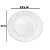 Prato de Mesa Descartável de Luxo Transparente 22cm  - 6 Unidades - Cromus - Rizzo - Imagem 1