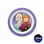 Prato C/ Borda - Anna & Elsa - 22cm - Disney Original - 1 Un - Rizzo - Imagem 1