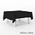 Toalha de Mesa Retangular em TNT - 140 x 500 cm - Preta - 1 unidade - Best Fest - Rizzo - Imagem 1