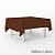 Toalha de Mesa Retangular em TNT - 140 x 500 cm - Marrom - 1 unidade - Best Fest - Rizzo - Imagem 1