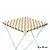 Toalha Plástica Cobre Manchas Perolizada - 78 x 78 cm - Xadrez Dourado - 10 unidades - CampFestas - Rizzo - Imagem 1