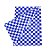 Toalha Plástica Cobre Manchas Perolizada - 78 x 78 cm - Xadrez Azul Escuro - 10 unidades - CampFestas - Rizzo - Imagem 3