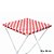 Toalha Plástica Cobre Manchas Perolizada - 78 x 78 cm - Xadrez Vermelho - 10 unidades - CampFestas - Rizzo - Imagem 1