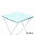 Toalha Plástica Cobre Manchas Perolizada - 78 x 78 cm - Xadrez Azul Claro - 10 unidades - CampFestas - Rizzo - Imagem 1