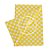 Toalha Plástica Cobre Manchas Perolizada - 78 x 78 cm - Xadrez Amarelo - 10 unidades - CampFestas - Rizzo - Imagem 3