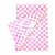 Toalha Plástica Cobre Manchas Perolizada - 78 x 78 cm - Xadrez Rosa - 10 unidades - CampFestas - Rizzo - Imagem 3