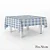 Toalha de Mesa em TNT - 70 x 70 cm - Xadrez Azul - 5 unidades - Best Fest - - Imagem 3