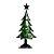 Árvore de Natal em Metal 40cm x 20cm - Natal Cromus - Rizzo e Festas - Imagem 1