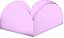 Forminha para Doces 4 Pétalas Live Colors - Lilas Candy - 3,5 cm x  2,5 cm - 40 unidades - Rizzo - Imagem 1