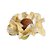 Forminha para Doces Finos - Sol - Borda Viscose Pin Art - Ouro Rico C/ Brilho - 25 unidades - Maxiformas - Rizzo - Imagem 1