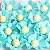 Forminha para Doces Finos - Happy - Monolucido Verde Tiffany - 50 unidades - Maxiformas - Rizzo - Imagem 3