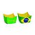 Forminha para Docinhos e Brigadeiro - Festa Brasil - 24 unidades - Cromus - Rizzo - Imagem 1