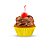 Forminha para Cupcake - Amarelo - 45 unidades - Plac - Rizzo - Imagem 1
