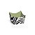 Forminha para Doces Cachepot Festa Safari - Zebra - 24 unidades - Cromus - Rizzo - Imagem 1