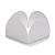 Forminha para Doces 4 Pétalas (3,5cm x 3,5cm x 2,5cm) Branca 50 unidades Assk Rizzo Embalagens - Imagem 1