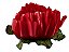 Forminha para Doces Finos - Rosa Maior Vermelha 40 unidades - Decora Doces - Rizzo Festas - Imagem 1