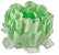 Forminha para Doces Finos - Rosa Maior Verde Candy 40 unidades - Decora Doces - Rizzo Festas - Imagem 1