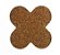 Forminha para doces 4 Pétalas Glitter Dourado - 50 unidades -  NC Toys - Imagem 1
