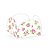 Forminhas para Doces 4 Pétalas Floral Branca 50 unidades NC Toys - Imagem 1
