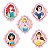 Mini Carinha Impresso em EVA - Princesas - 01 unidade - Piffer - Rizzo - Imagem 1