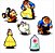 Kit Enfeite Impresso em EVA - Disney Princesa - A Bela e a Fera -01 unidade - Piffer-  Rizzo - Imagem 1