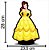 Kit Enfeite Impresso em EVA - Disney Princesa - A Bela e a Fera -01 unidade - Piffer-  Rizzo - Imagem 2