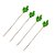 Palito Decorativo - Petiscos - Cacto Verde - 20 unidades - ArtLille - Imagem 1