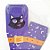 Caixa Cone para Doces e Lembrancinhas Halloween Roxa - "Magia e Gatinho" - 10 unidades - Ideia - Rizzo - Imagem 1