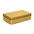 Lata Retangular para Lembrancinha Ouro - 11,5 x 19cm - Artegift - Rizzo - Imagem 1