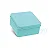 Lata Quadrada para Lembrancinha Tiffany M - 9,5 x 4,5cm - 6un - Artegift - Rizzo - Imagem 1