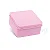 Lata Quadrada para Lembrancinha Rosa M - 9,5 x 4,5cm - 6un - Artegift - Rizzo - Imagem 1
