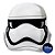 Almofada Microperolas Formato Stormtrooper Star Wars - 35cm - Disney Original - Zona Criativa - 1 Un - Rizzo - Imagem 1