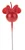 Vela Minne 360 Vermelha Disney - 1 unidade - Rizzo - Imagem 1