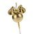 Vela Minne 360 Dourada Disney - 1 unidade - Rizzo - Imagem 1