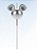 Vela Mickey 360 Prata Disney - 1 unidade - Rizzo - Imagem 1