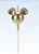 Vela Mickey 360 Dourada Disney - 1 unidade - Rizzo - Imagem 1