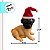 Cachorro Pug - Decoração de Natal - sem Movimento - Branco/Marrom - 1 unidade - Cromus - Rizzo - Imagem 3