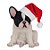 Cachorro Bulldog - Decoração de Natal - sem Movimento - Branco/Preto - 1 unidade - Cromus - Rizzo - Imagem 2