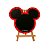 Mini Lousa - Silhueta Mickey Mouse - MDF - 1 unidade - Grintoy - Rizzo - Imagem 1