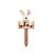 Plaquinha de Páscoa MDF Coelho Floral Mini - Pegadas - Branco - 1 unidade - Cromus - Imagem 1