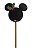 Pick  para Jardim para Decoração Mickey Sombra 35cm - 01 unidade Natal Disney - Cromus - Rizzo - Imagem 1
