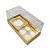 Caixa Cupcake com 4 Brigadeiros (17x9x8cm) Dourado - 5 unidades - Assk - Rizzo - Imagem 1