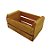 Caixote de Madeira Laranja 11,5x8x6,5cm - 1 unidade - Rizzo - Imagem 1